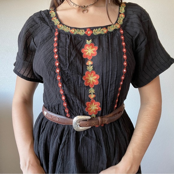 Free People Embroidered Floral Dress - Picture 3 of 5